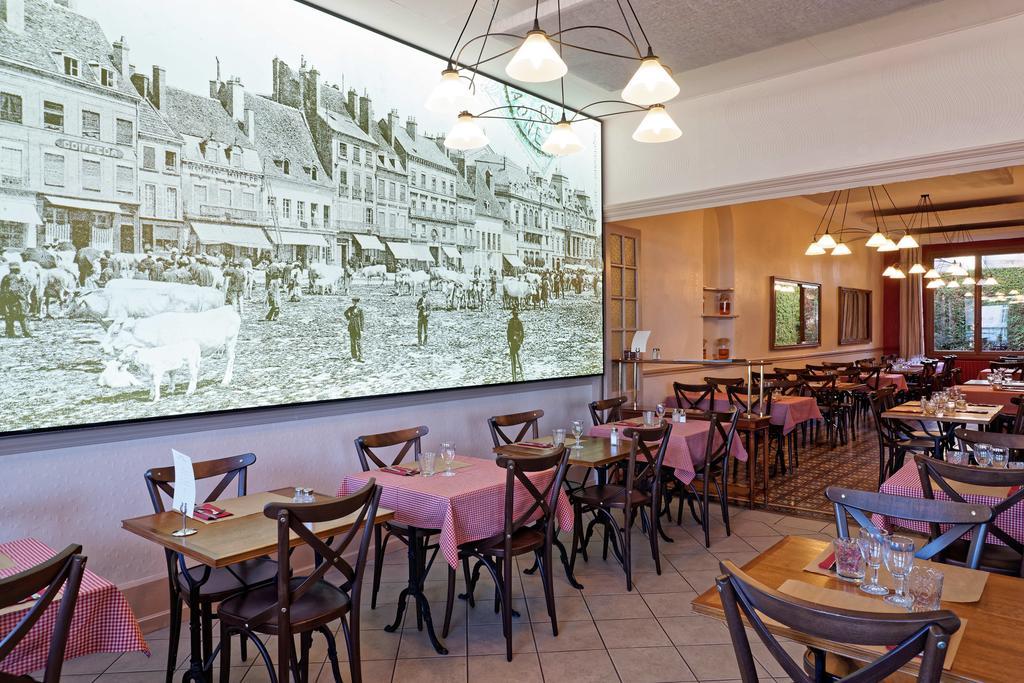 Contact Hotel Du Commerce Et Son Restaurant Cote A Cote Autun Eksteriør billede